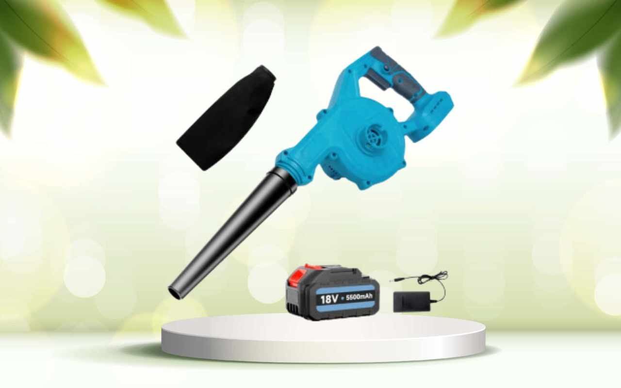 Scopri il soffiatore ad aria 2-in-1: pulizia facile e veloce senza fili